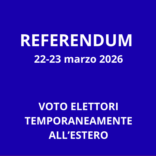 Referendum Costituzionale 22-23 marzo 2026