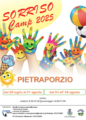 Sorriso Camp 2025 Pietraporzio